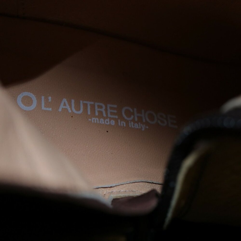 L'Autre Chose Western Womens Boot Size 36 6  Brown Tan Leather Pointed Sunburst - Picture 10 of 12